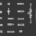 Diverse Range of Weapon Tactical Components Including Grips Bipods Handles and Mounts