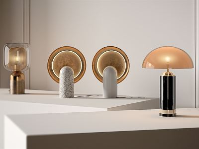 Light Luxury Table Lamp Table Lamp Combination model