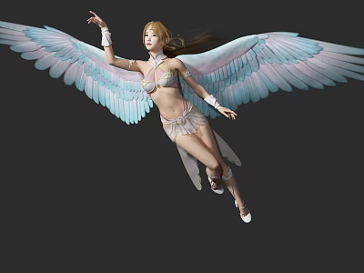 modern woman. 3d model