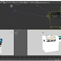 Virtual Simulation Demonstration of SMT Production Line Equipment of Printing Machine 3d model
