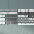 Modern Switch Socket Mobile Rail Socket Switch 3d model