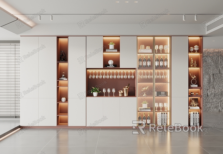 Modern Wine Cabinet model