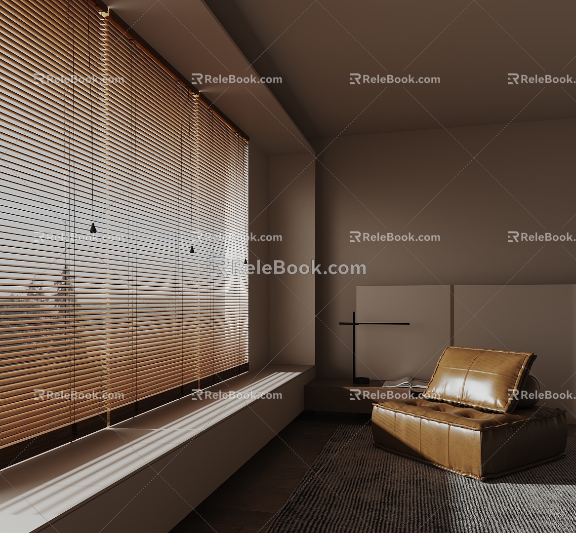 Modern venetian blinds 3d model