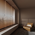 Modern venetian blinds 3d model