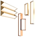 wall lamp double column wall lamp flos 3d model