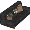 Middle-style multiplayer sofa 3d model