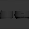 Three Piece Stainless Steel Cookware Set With Handles Mixing Tool And Shiny Reflective Surface