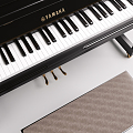 Modern Piano 3d model