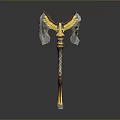 Scepter Ancient Scepter Cane Ancient Scepter Magic Scepter Metal Scepter Classical Scepter Magic Scepter 3d model