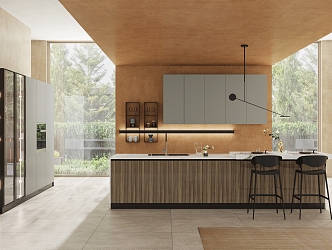 Modern Kitchen 3d model