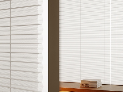 Curtains Venetian blinds Shangri-La blinds 3d model