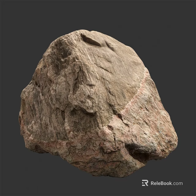 Natural Stone Material Displaying Rough Surface And Intricate Natural Textures For Design Projects 3d model