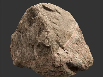Natural Stone Material Displaying Rough Surface And Intricate Natural Textures For Design Projects 3d model