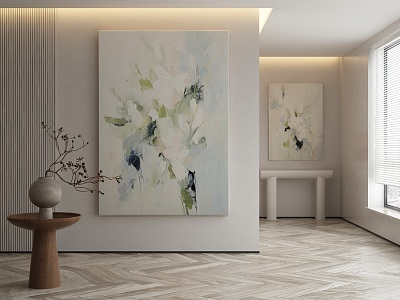 modern decorative painting 3d model