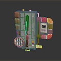 Science Fiction Door Steel Door Science Fiction Door Science Fiction Entrance Door Science Fiction Entrance Future Door Security Door Password Door 3d model