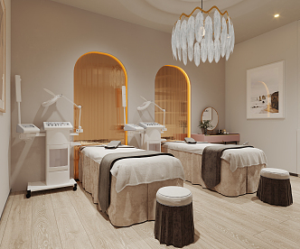 Modern SPA Beauty Shop Rooms 3d model