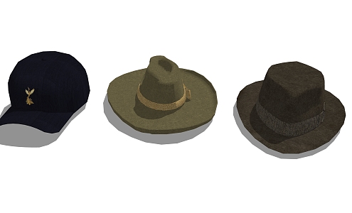 Modern Hat Clothing 3d model