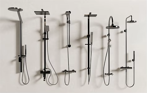 Modern Shower 3d model