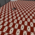 Retro Floor Tile Tile 3d model