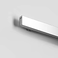 Modern Black Linear Pendant Light with Sleek Design and Illuminated Central Strip