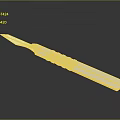 Professional Surgical Scalpel Medical Instrument With Metal Handle And Sharp Blade