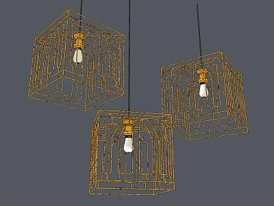 Modern Chandelier Iron Chandelier 3d model