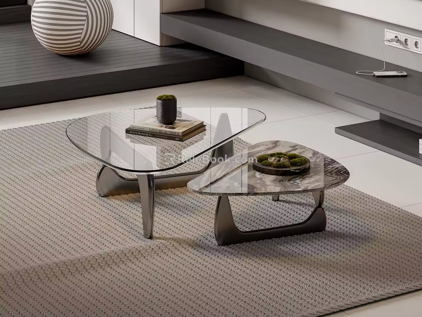 Modern coffee table 3d model