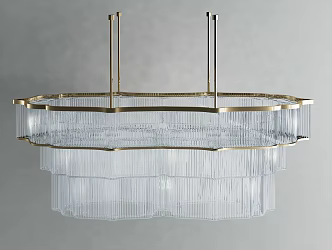 Crystal Chandelier 3 3d model