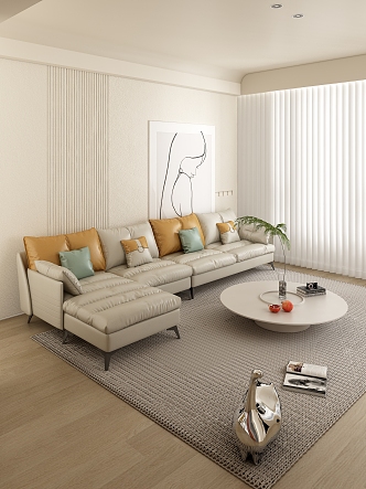 Corner sofa 3d model