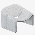 Beige Velvet Leisure Chair With Modern Curved Design And Black Metal Legs