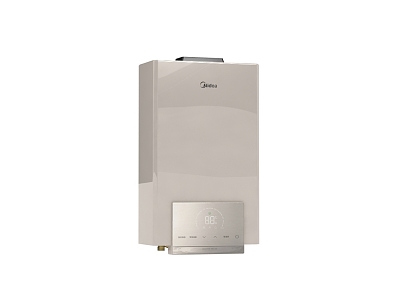 modern gas water heater 3d model