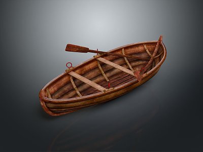 Boat Small Wooden Boat Fishing Boat Speedboat Single Boat Holiday Boat Wooden Boat Single Boat Single Wooden Boat 3d model