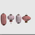 Elegant Home Furniture Decorated With Red And White Chinese Lanterns In Various Styles