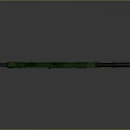 Futuristic Green Sci Fi Weapon With Streamlined Body And Ergonomic Grip