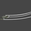 Camouflage Painted Military Fighter Jet With Tail Number 22 Detailed
