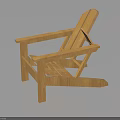 Natural Wooden Folding Chair Furniture With Classic Design And Durable Structure For Outdoor Use