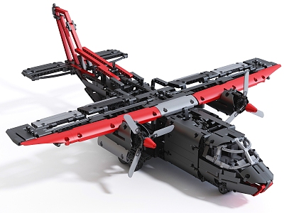 Modern Lego Plane 3d model