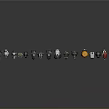 Sci-Fi Helmet Alien Helmet Helmet High Tech Helmet Game Helmet Helmet Helmet 3d model