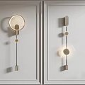 Modern Minimalist Wall Lamps With Circular Metal Design And Soft Illumination Effect