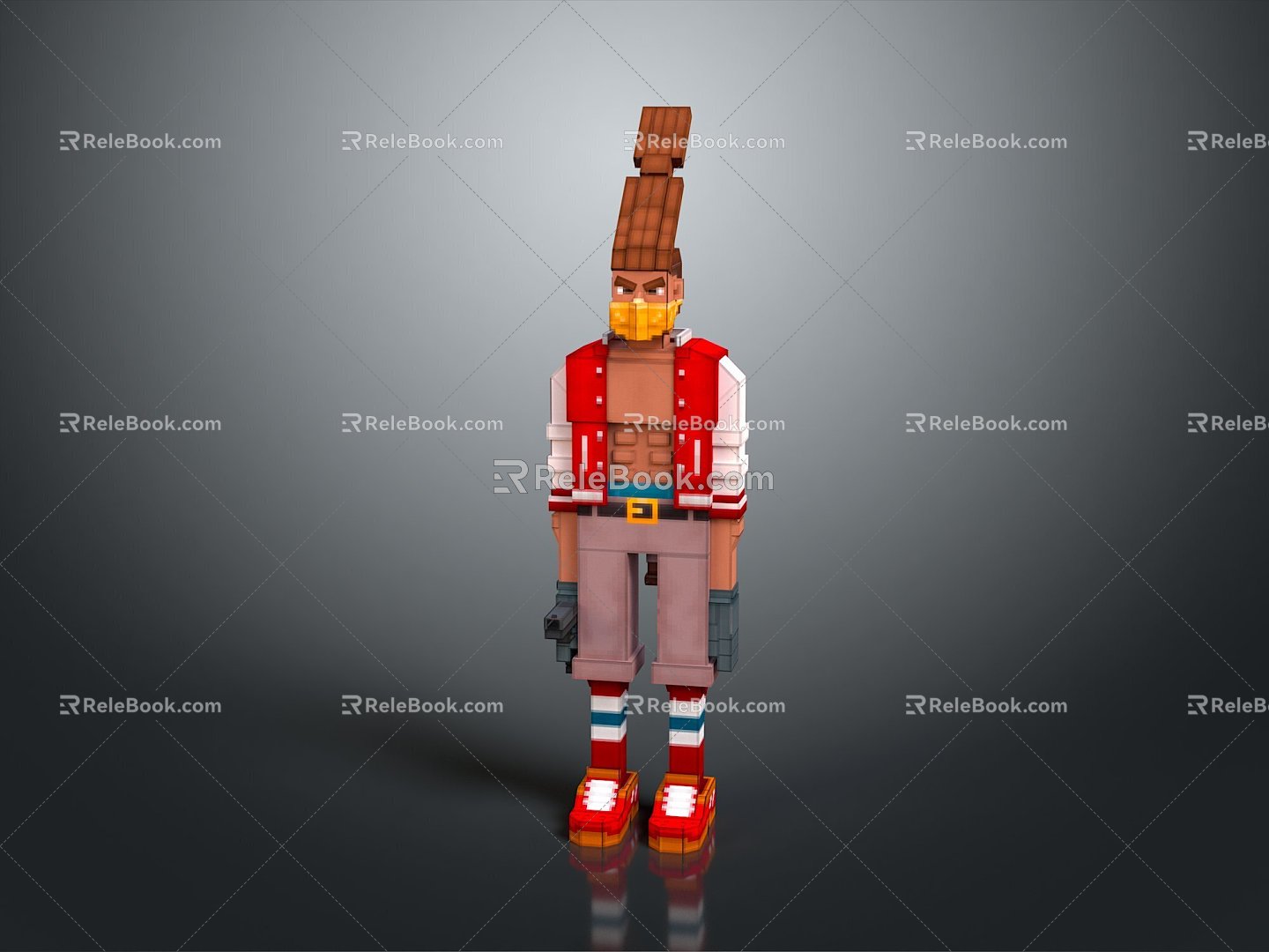 Toys like plain figures Realistic toys 3d model