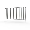 Three Types of Metal Railings with Vertical Bars and Grid Patterns
