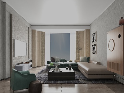Living Room 3d model