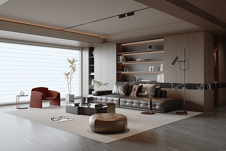 Italian Living Room 3d model