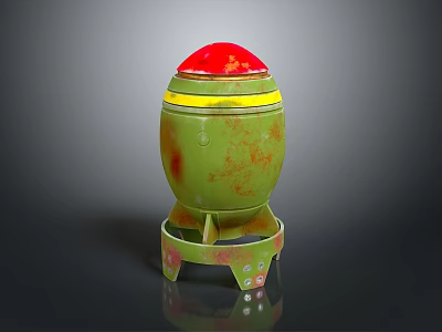 bomb missile airborne missile ship missile cruise missile high altitude bomb guided weapon cruise weapon 3d model