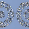 Metal Carved Traditional Pattern Carved Pattern 3d model