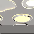 Various Modern Ceiling Lights With Different Shapes And Stylish Designs For Home Interior 3d model