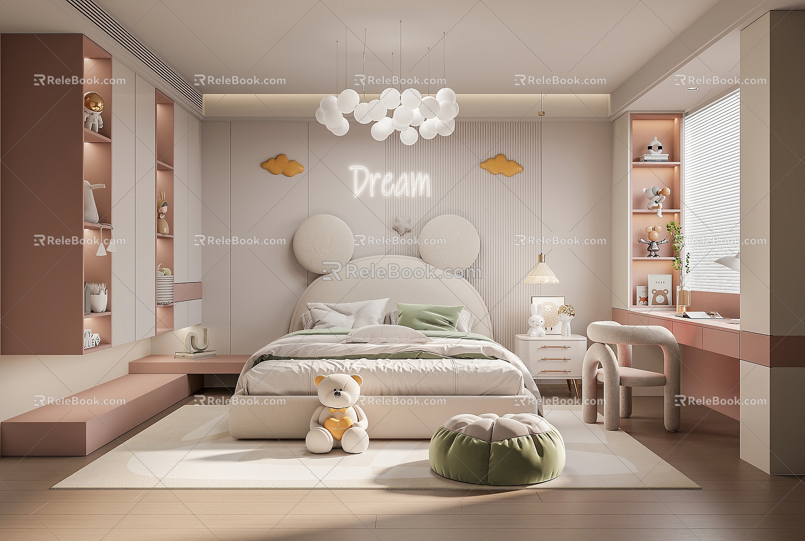 Children's Room Daughter Room Children's Room 3d model