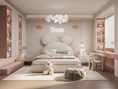 Children's Room Daughter Room Children's Room 3d model