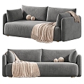 Double sofa 3d model