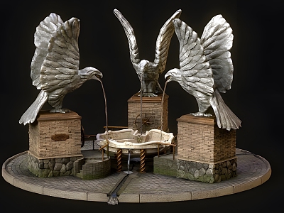 Eagle and Snake Wells 3d model